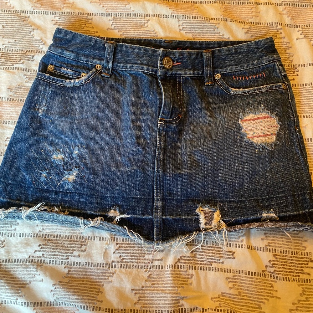 Vintage Y2K Era AE Denim Skirt